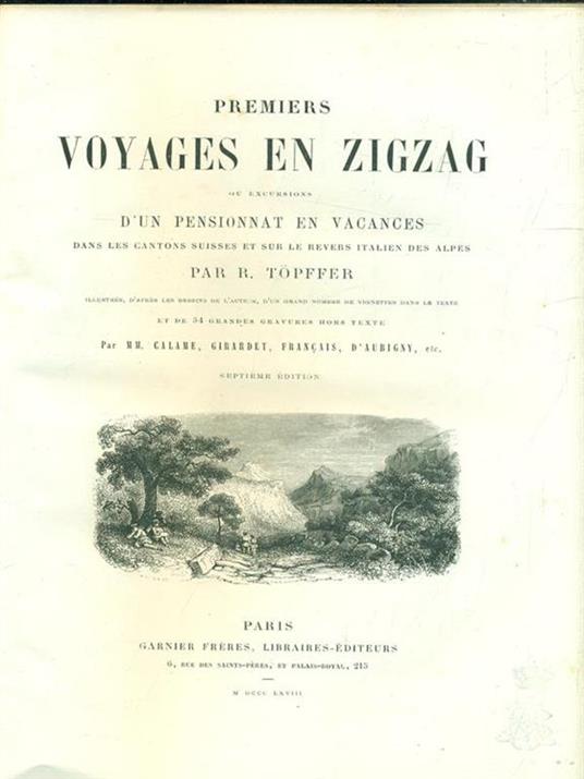 Premiers Voyages en Zigzag. 2vv - Rodolphe Töpffer - copertina