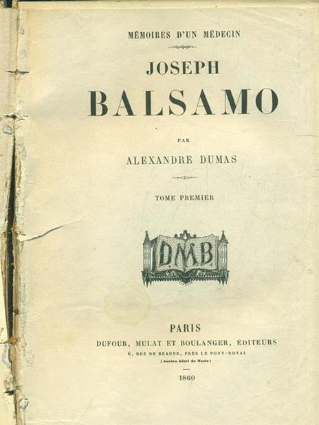 Joseph Balsamo - 2 vv - Alexandre Dumas - 11