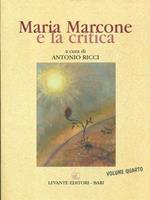 Maria Marcone e la critica