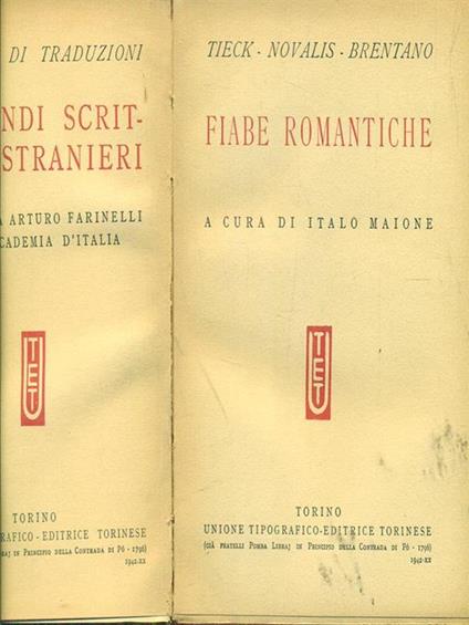 fiabe romantiche - copertina