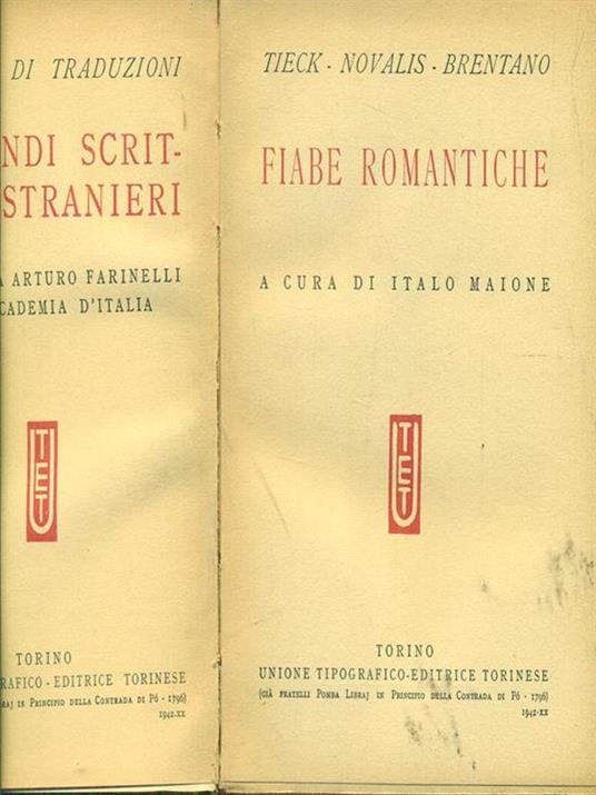 fiabe romantiche - copertina
