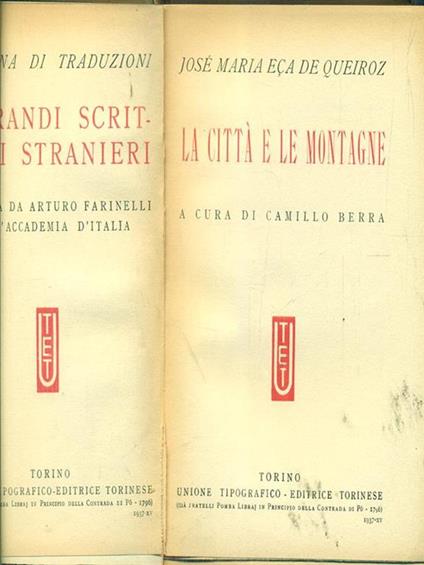 La città e le montagne - José Maria Péman - copertina