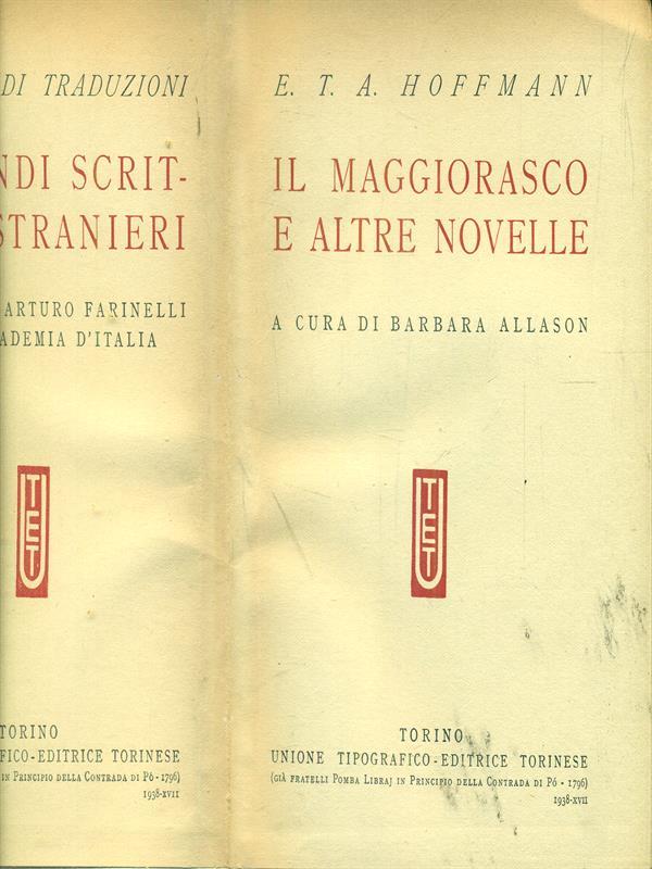 Il maggiorasco e altre novelle