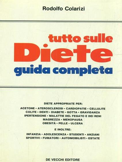 Tutto sulle Diete - Rodolfo Colarizi - copertina