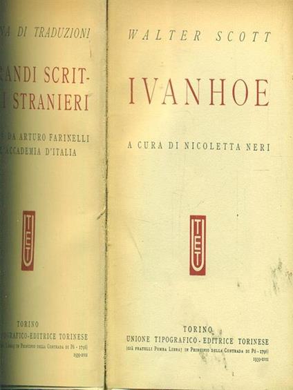 Ivanhoe - Walter Scott - copertina