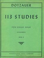 113 studies for cello solo book II