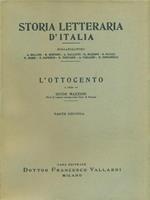 Storia Letteraria d'Italia L' Ottocento parte seconda