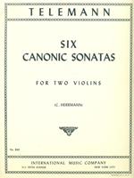 Six canonic sonatas for two violins