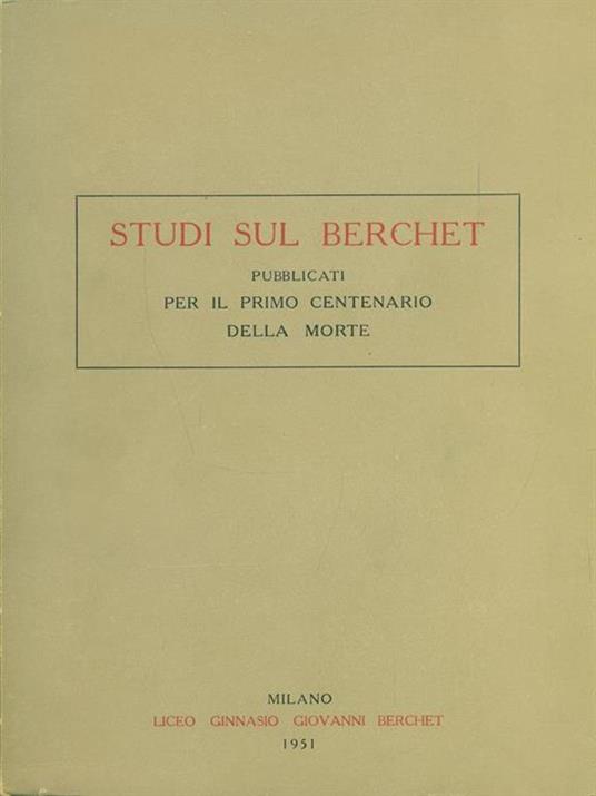 Studi sul Berchet - 5