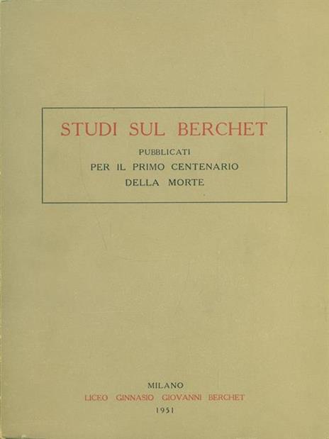 Studi sul Berchet - 9