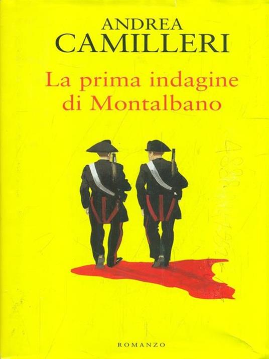 La prima indagine di Montalbano - Andrea Camilleri - copertina