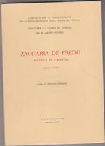 Zaccaria de Fredo notaio in Candia 1352-1357