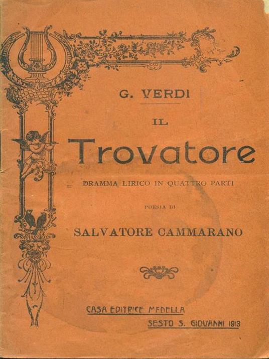 Il trovatore - Giuseppe Verdi - copertina