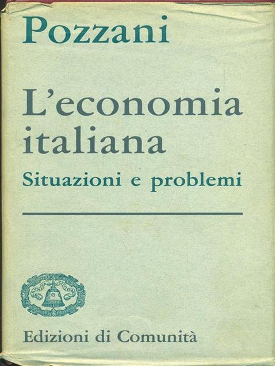 L' economia italiana - Pozzani - copertina