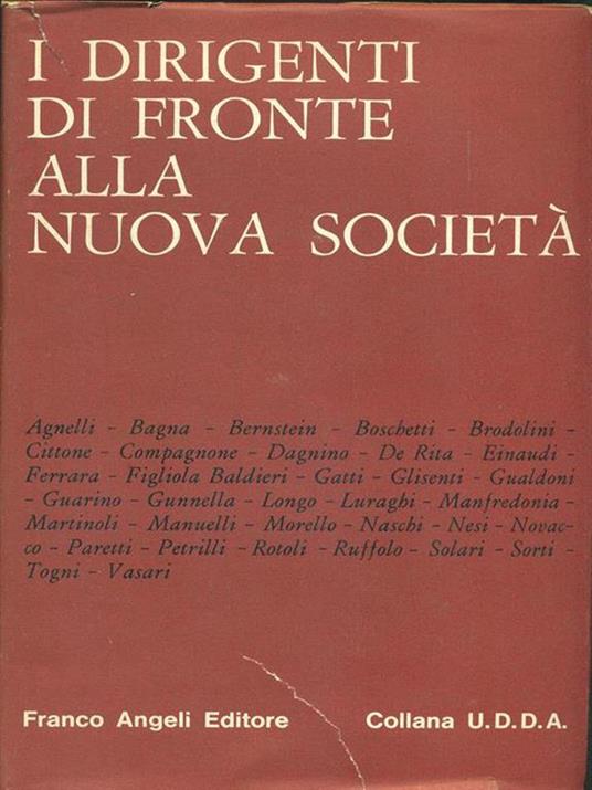 I dirigenti di fronte alla nuova società - copertina