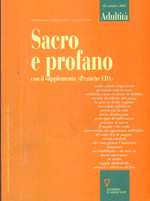 Adultità 22 / Sacro e profano