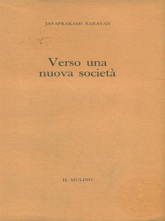 Verso una nuova società - copertina