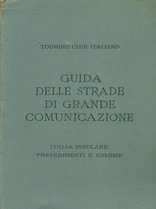 Guida delle strade di grande comunicazione - copertina