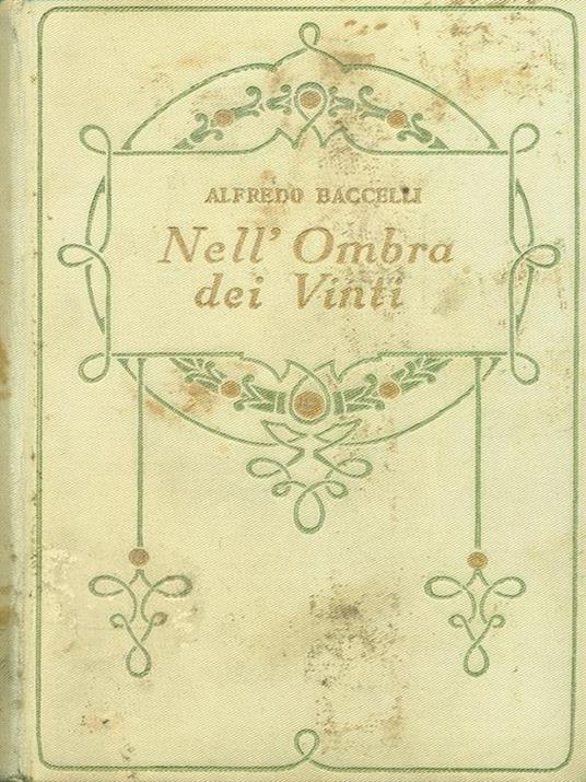 Nell'ombra dei vinti - Alfredo Baccelli - copertina