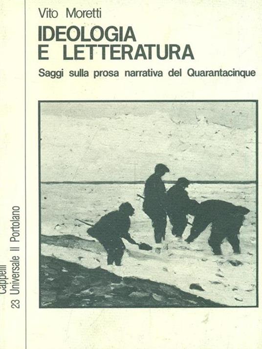 Ideologia e letteratura - Vito Moretti - copertina