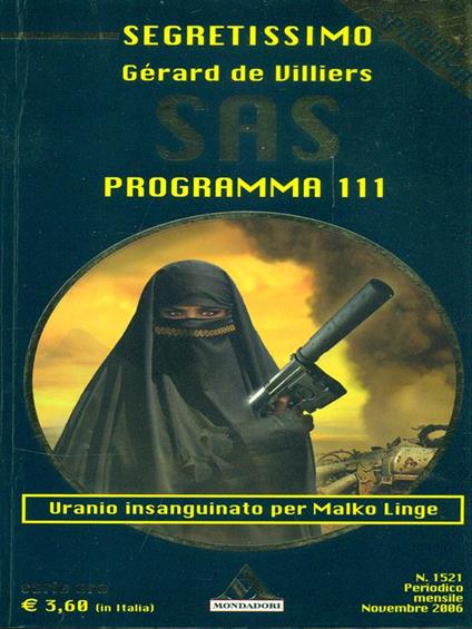 SAS: programma 111 - Gèrard de Villiers - copertina