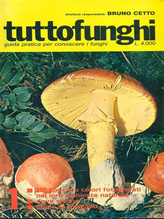 Tuttofunghi 1 - Bruno Cetto - copertina