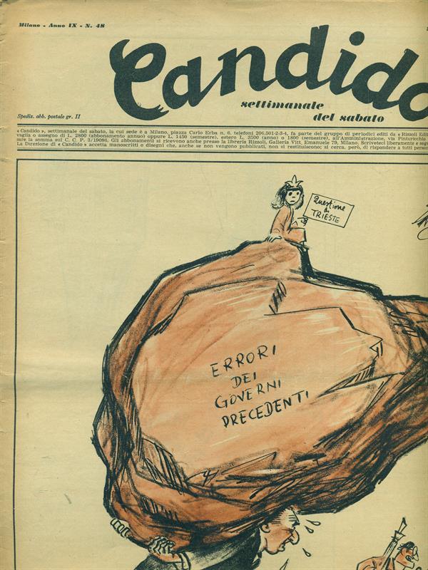 Candido n. 48. 29 novembre 1953