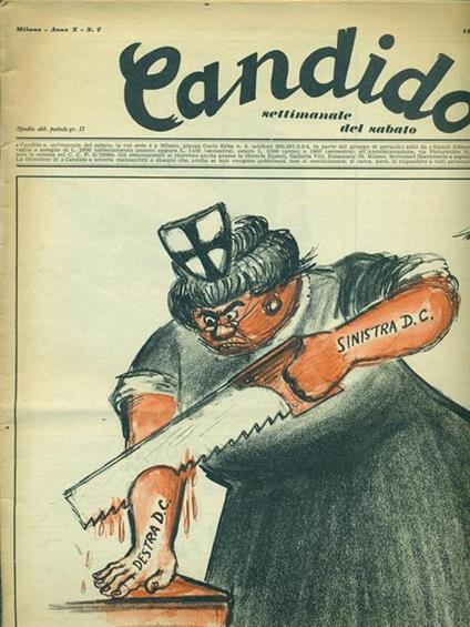 Candido n. 7. 14 febbraio 1954 - copertina