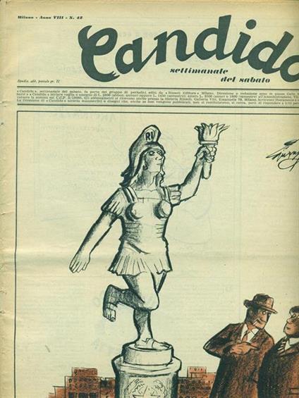 Candido n. 42-19 ottobre 1952 - copertina