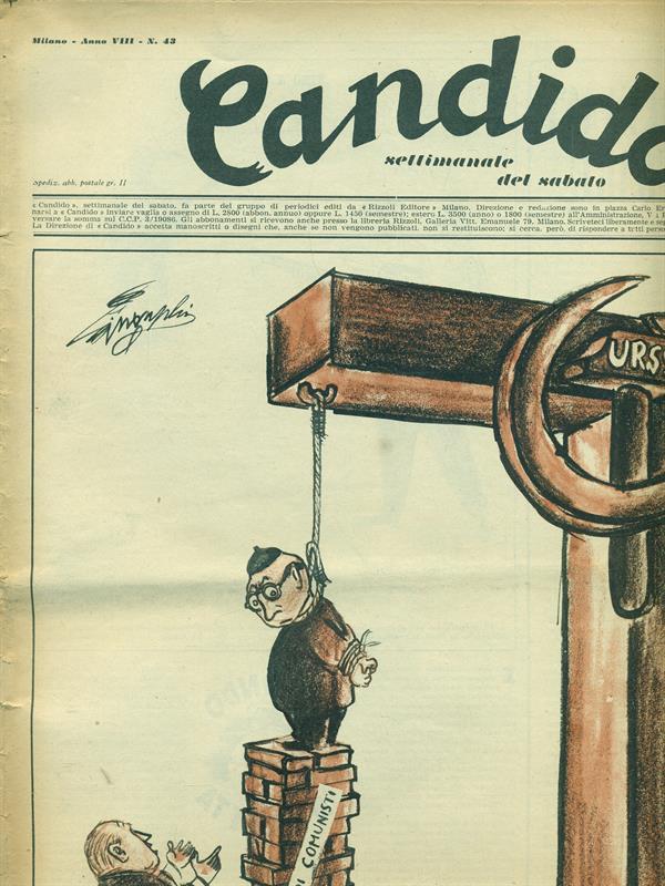 Candido n. 43. 26 ottobre 1952