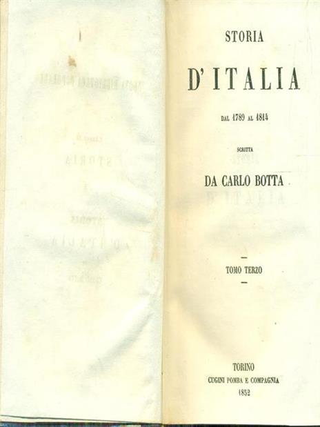 Storia d'Italia 1789-1814 / 3 - Carlo Botta - 4