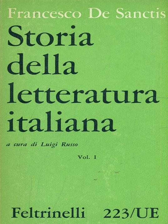 Storia della letteratura italiana. Vol. I - Francesco De Sanctis - 4