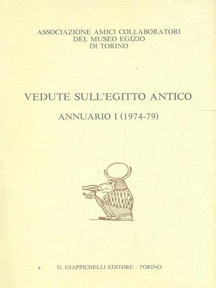 Vedute sull'Egitto Antico I - Giorgio Noberasco - copertina