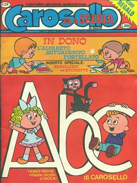 Carosello va a scuola di giochi n. 24 - copertina