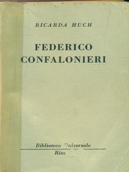 Federico Confalonieri - Ricarda Huch - copertina