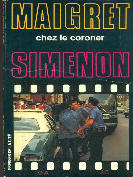 Maigret chez le coroner - Georges Simenon - copertina