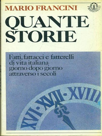 Quante storie - Mario Francini - copertina