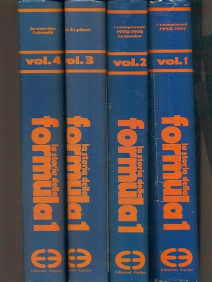 La Storia della Formula 1. 4 vv - Mario Poltronieri - copertina