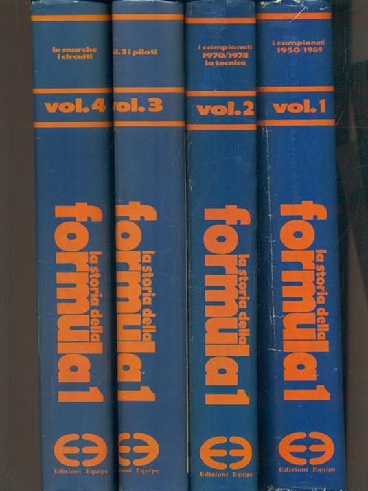 La Storia della Formula 1. 4 vv - Mario Poltronieri - copertina