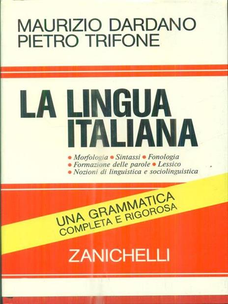 La lingua italiana - Maurizio Dardano - copertina