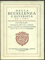 Della eccellenza e diversità dei vini - Instruttione di piantare le spargiere