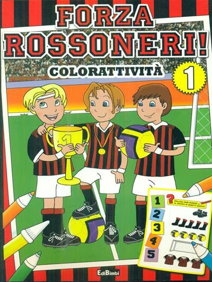 Forza rossoneri. Libro puzzle. Ediz. illustrata - copertina