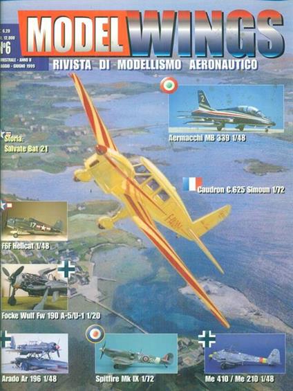Model Wings n 6 / maggio giugno 1999 - copertina