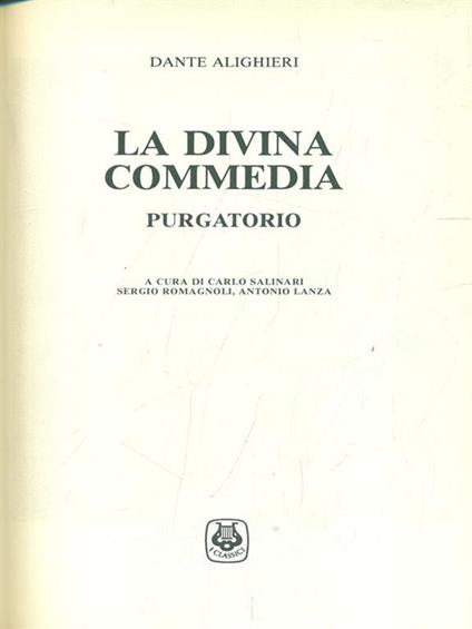 La Divina Commedia. Purgatorio - Dante Alighieri - copertina