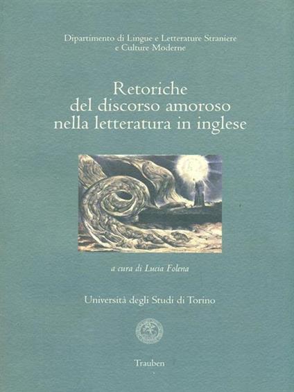 Retoriche della seduzione - Lucia Folena - copertina