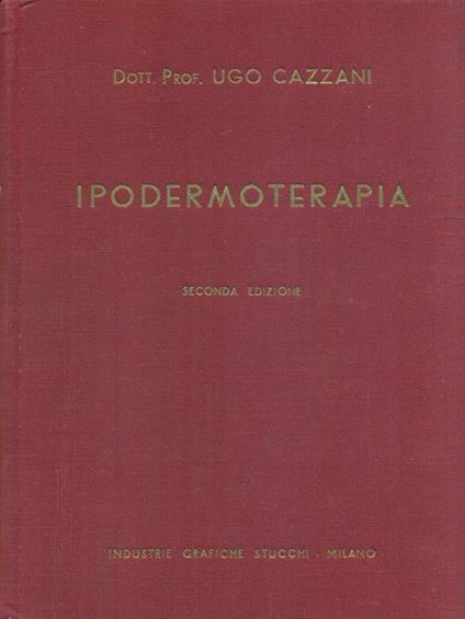 Ipodermoterapia - Ugo Cazzani - copertina
