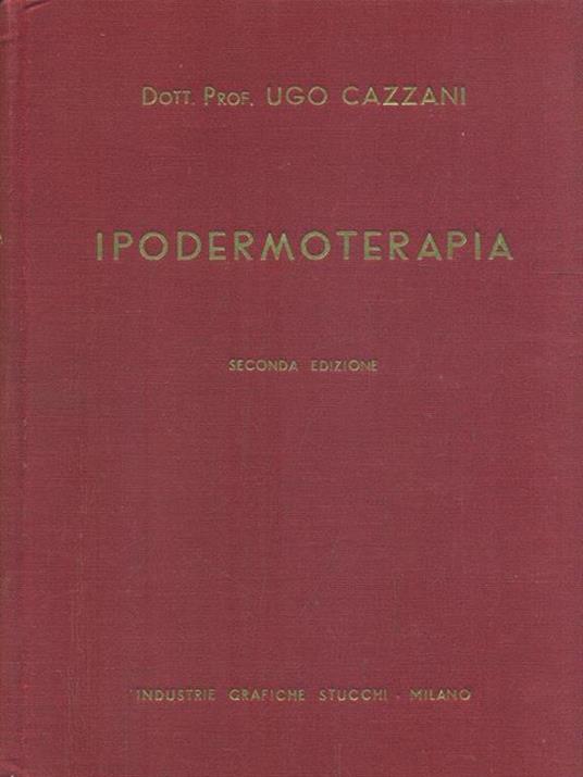 Ipodermoterapia - Ugo Cazzani - copertina