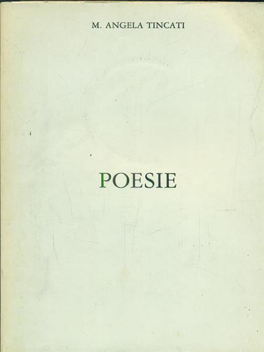 Poesie - M. Angela Tincati - copertina