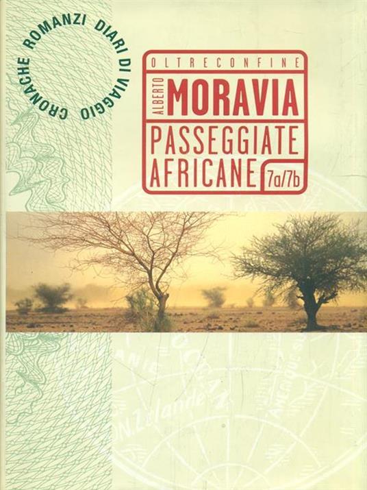 Passeggiate africane  - Alberto Moravia - copertina