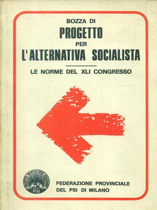 Bozza di progetto per l'alternativa socialista - copertina